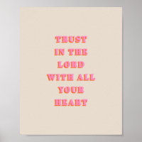 Vertrouwen in de Lord Proverbs 3:5-6 Bijbel Verse