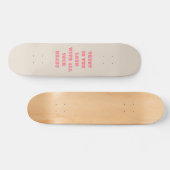 Vertrouwen in de Lord Proverbs 3:5-6 Bijbel Verse  Skateboard (Horizontaal)
