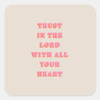 Vertrouwen in de Lord Proverbs 3:5-6 Bijbel Verse