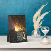 Vertrouwen in de Lord Proverbs 3:5-6 Fotoplaat (Zijkant)