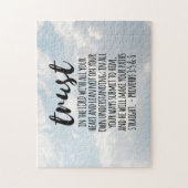 Vertrouwen in de Lord Proverbs 3:5-6 Legpuzzel (Verticaal)