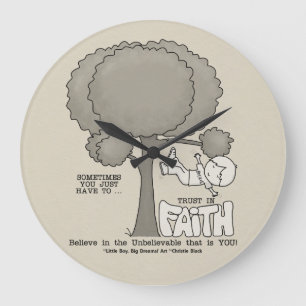Vertrouwen in Faith Grote Klok