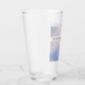 Vertrouwen in God Cross White en Blue Easter Glas (Rechts)