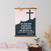 Vertrouwen in God de Bijbel Verse Hangend Wandkleed (Slaapkamer)