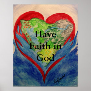 Vertrouwen in God Poster