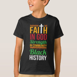 Vertrouwen in God Sterkte van de Gemeenschap in de T-shirt