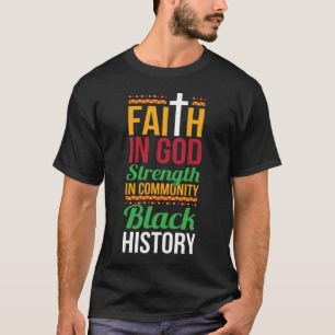 Vertrouwen in God Sterkte van de Gemeenschap in de T-shirt