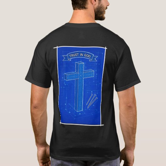 Vertrouwen in God T-shirt (Achterkant)