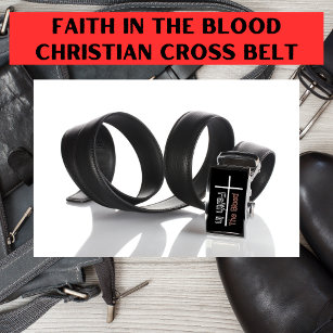 Vertrouwen in het Christelijk kruis van het bloed Riem