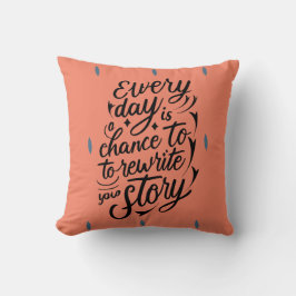 Vertrouwen in jezelf Boodschap Ontwerp Kussen