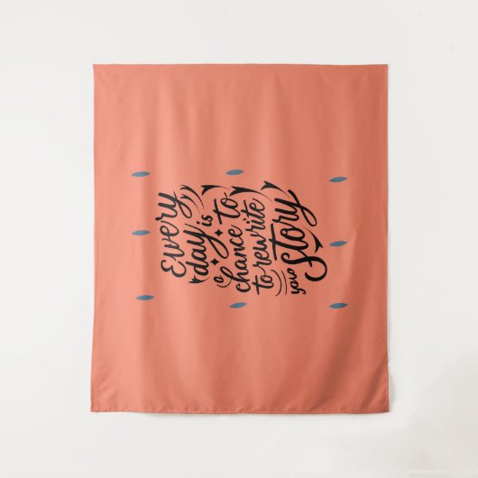 Vertrouwen in jezelf Boodschap Ontwerp Wandkleed (Voorkant)