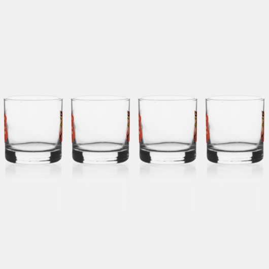 Vertrouwen in kleur: Retro Radiance Pinup Whisky Glas (Links)