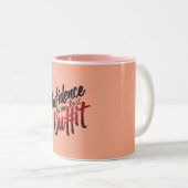 Vertrouwen is de beste outfit" Inspirerend Mok (Voorkant rechts)