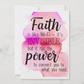 Vertrouwen is net als Wi-Fi Feestdagenkaart (Voorkant)