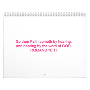 Vertrouwen komt door het woord 'GOD' te horen. Kalender