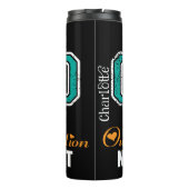 Vertrouwen op God als eerste optie Thermosbeker (Achterkant)