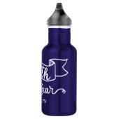 Vertrouwen over angst Aangepast Inspirerend Waterfles (Rechts)