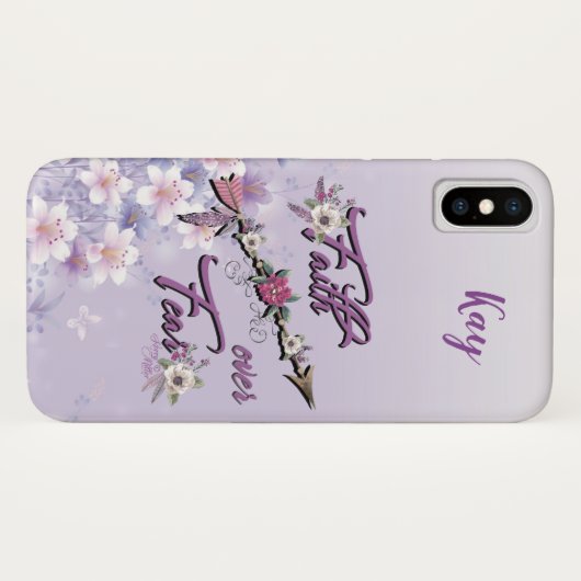 Vertrouwen over angst Case-Mate iPhone case (Achterkant (horizontaal))
