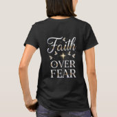 Vertrouwen over angst Christelijk Inspirerend T-shirt (Achterkant)