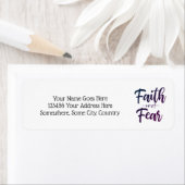 Vertrouwen over angst etiket (Insitu)