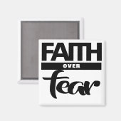 Vertrouwen over angst magneet (Voorkant / Achterkant)