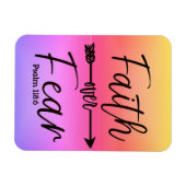 Vertrouwen over angst magneet (Horizontaal)