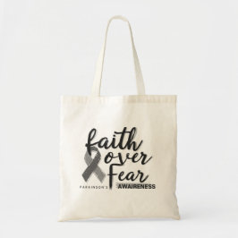 Vertrouwen over angst tote bag