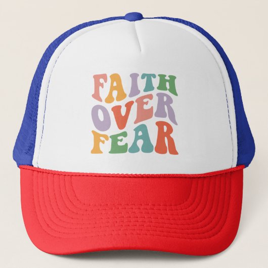 Vertrouwen over angst trucker pet (Voorkant)