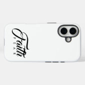 Vertrouwen over angst zwart en wit Case-Mate iPhone case (Achterkant (horizontaal))