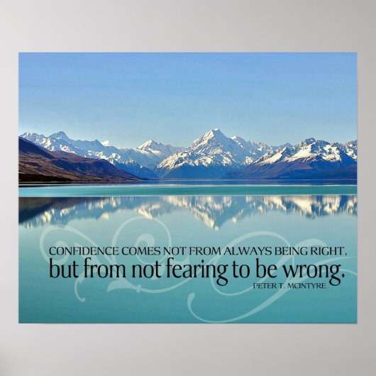 Vertrouwen Poster (Voorkant)