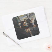 Vertrouwen Vierkante Sticker (Envelop)