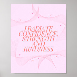 Vertrouwen, vriendelijkheid, Spiritueel, Inspirere Poster