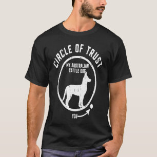 Vertrouwenscirkel Mijn Australische veedog kelpie T-shirt