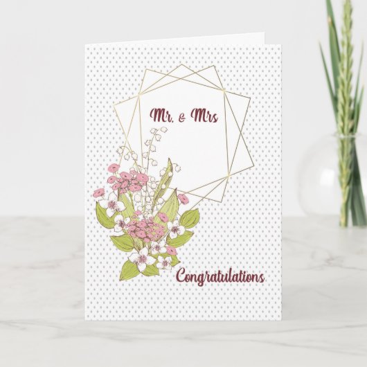 Vertrouwenskaart voor Mr. & Mrs. Kaart (Voorkant)