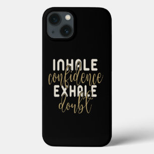 Vertrouwensquote Inspirerend Motivatie zwart iPhone 13 Hoesje