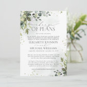 Vertrouwingsdatum Uitstel Eucalyptus Waterverf Save The Date (Staand voorkant)