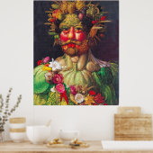 Vertumnus - Giuseppe Arcimboldo Poster (Keuken)