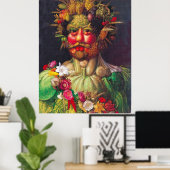 Vertumnus - Giuseppe Arcimboldo Poster (Thuiskantoor)