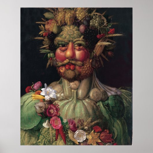 Vertumnus - Giuseppe Arcimboldo Poster (Voorkant)