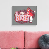 Veruca Salt - geroosterd vlees Canvas Afdruk (Insitu (Woonkamer))