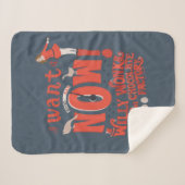 Veruca Salt - ik wil het nu! Sherpa Deken (Voorkant (horizontaal))