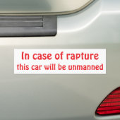 Verukking Bumpersticker (Op auto)
