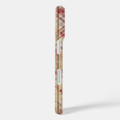 vervaagd geplakt patroon op hout Case-Mate iPhone case (Achterkant / Rechts)