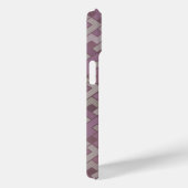 Vervaagd Rood Geometrisch Abstract Case-Mate iPhone Case (Achterkant / Rechts)