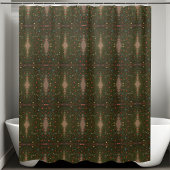  vervaagde glitter kerstboom douchegordijn