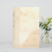  vervaagde oude boek einde papier briefpapier (Staand voorkant)