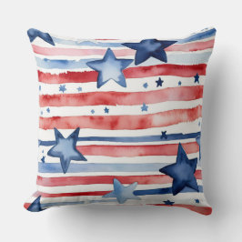 Vervaagde sterren en strepen kussen