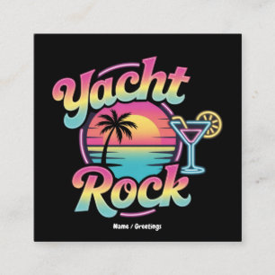 Vervaagde Yacht Rock Bootfeestje – Zachte Geluiden Vierkante Visitekaartje