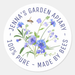 Vervaardigd door Sticker van niet-gewilde bijen