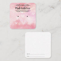 Vervaardigd met een liefdesoorstkaart, Waterverf h